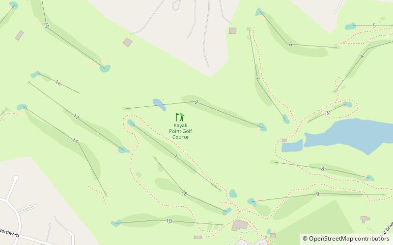 Kayak Point Golf Course location map