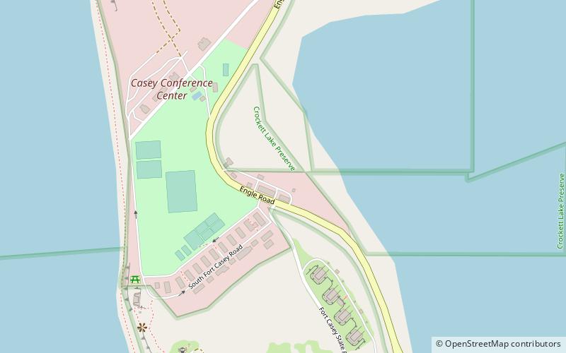 Fort Casey location map