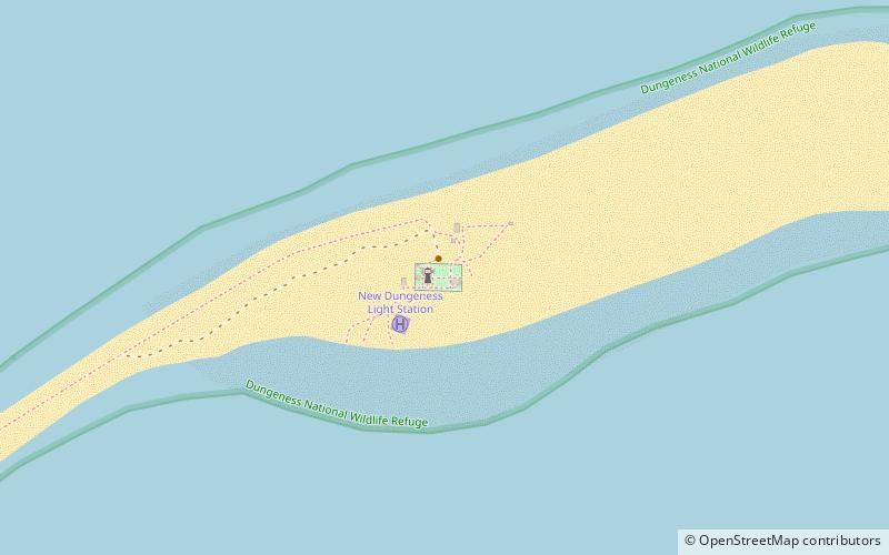 Phare de New Dungeness location map
