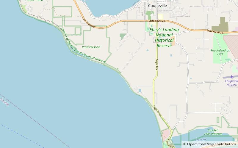 Admiralty Inlet Natural Area Preserve location map