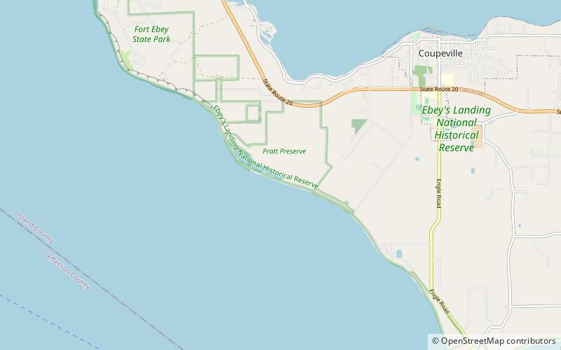 Ebey's Landing National Historical Reserve location map