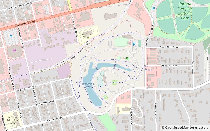 Woodland Water Park location map