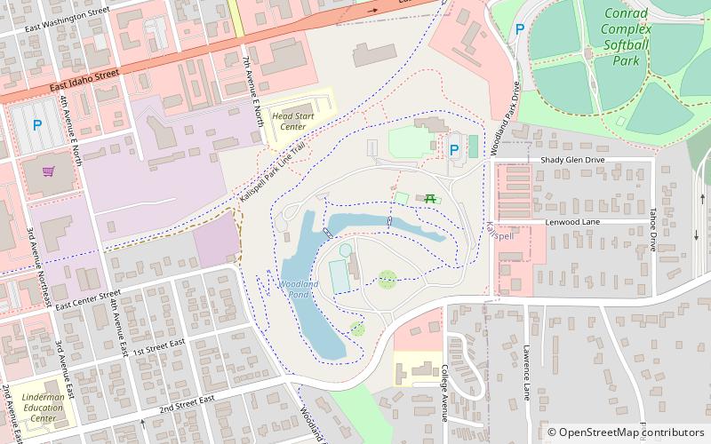 Park Wodny Woodland location map