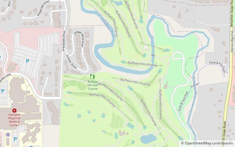 Buffalo Hill Golf Club location map