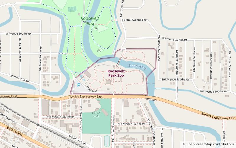 Roosevelt Park Zoo location map