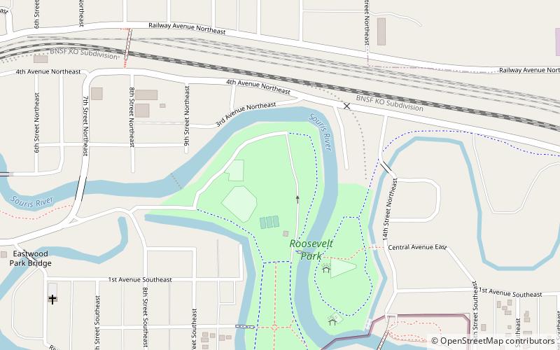Roosevelt Park location map