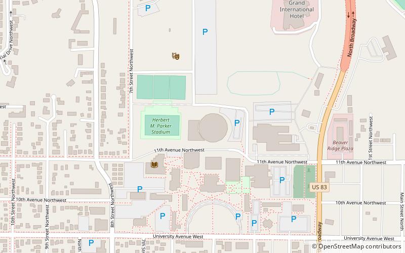 MSU Dome location map