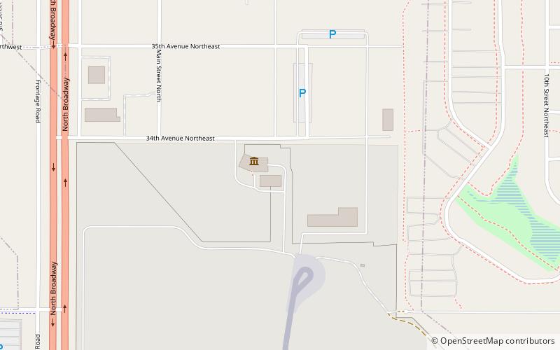 Dakota Territory Air Museum location map