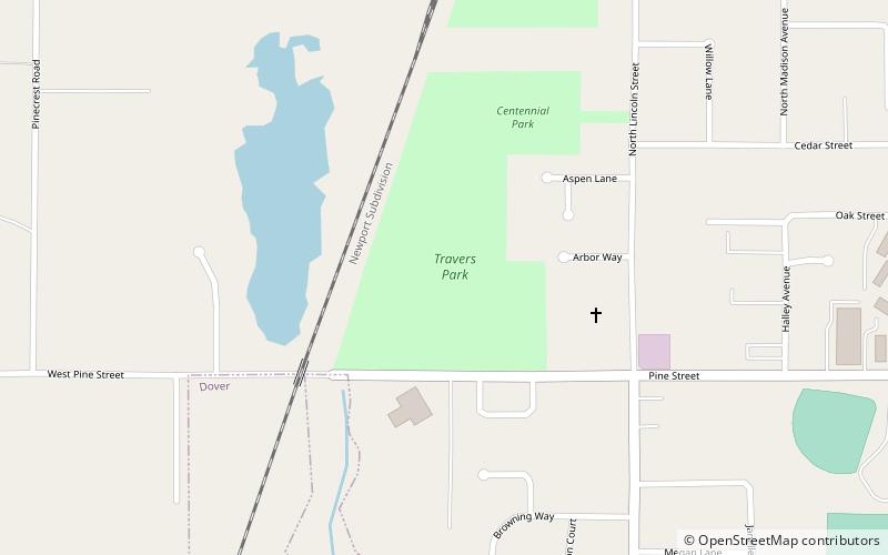 travers park sandpoint location map