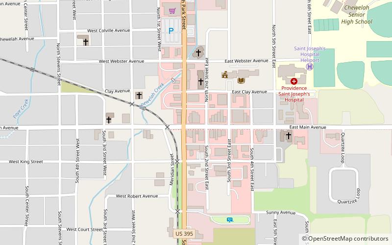 Chewelah location map