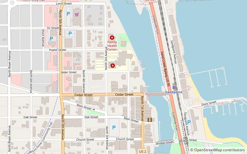 Sandpoint Federal Building location map