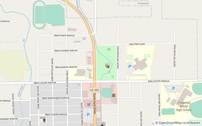 chewelah center for the arts location map