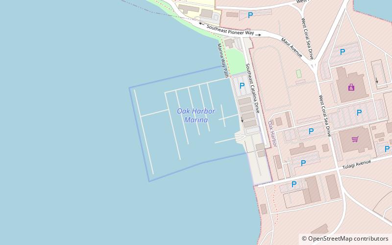 Oak Harbor City Marina location map