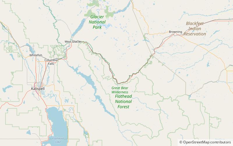 scalplock mountain fire lookout location map