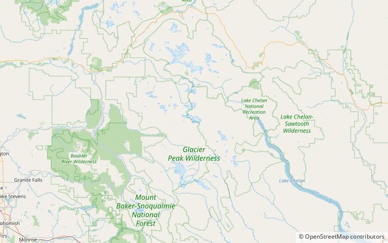 Dome Peak location map