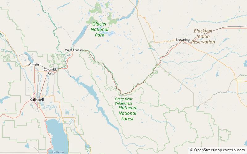 Lower Park Creek Patrol Cabin location map