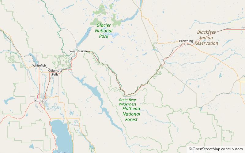 Rampage Mountain location map