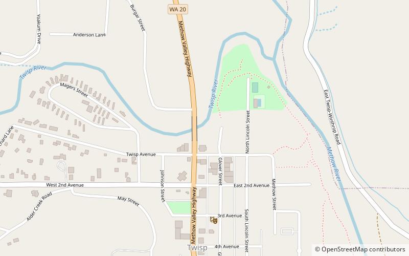 Methow Valley Highway location map