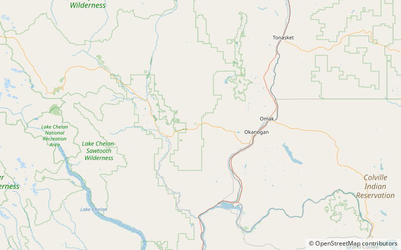 Loup Loup Pass location map