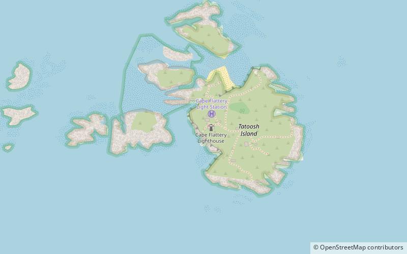 Cape Flattery Light location map