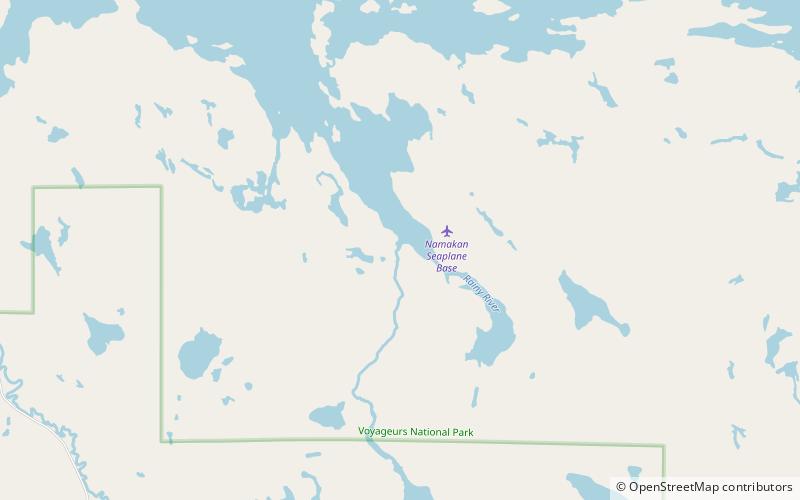johnson river parc national des voyageurs location map