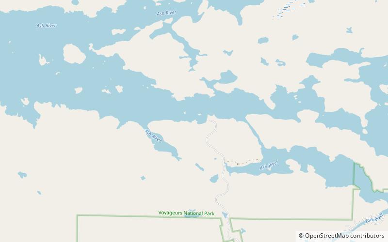 adolph levin cottage voyageurs nationalpark location map
