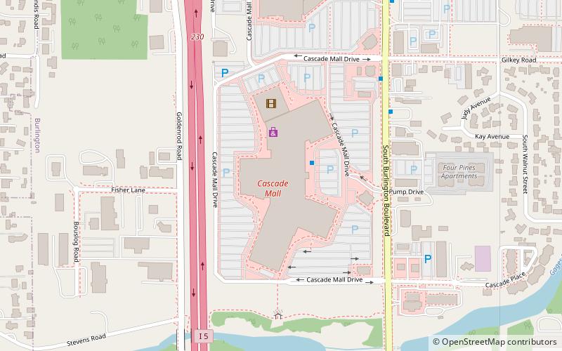 Cascade Mall location map