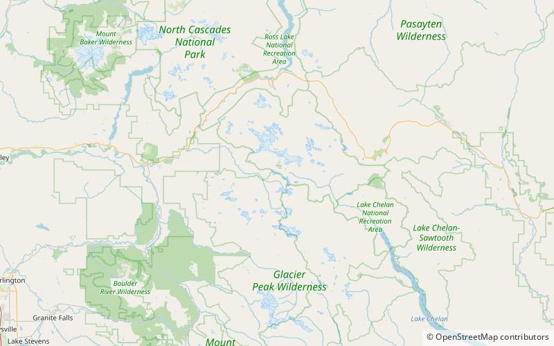 Cascade Peak location map