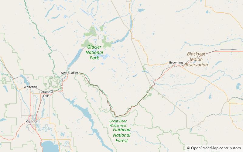 Lupfer Glacier location map