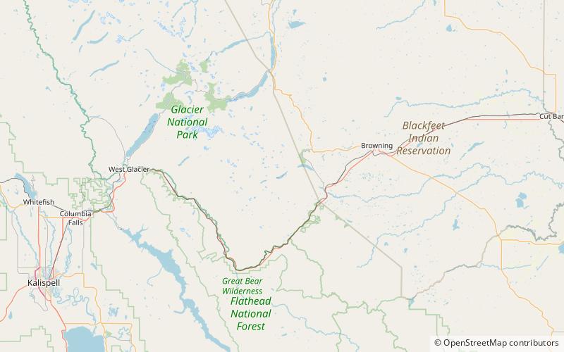Lac Two Medicine location map