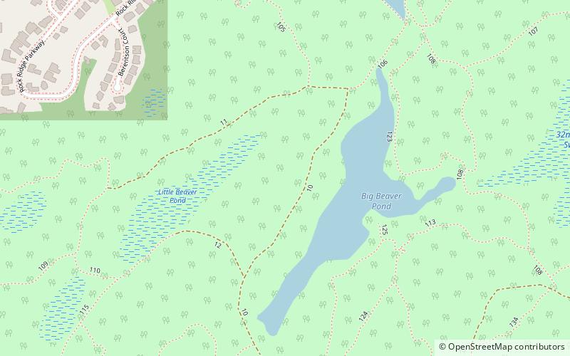 Little Cranberry Lake location map