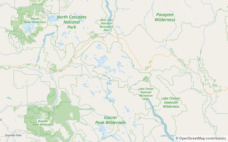 Buckner Mountain location map