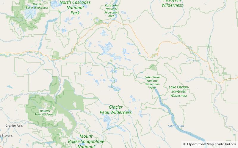 Wenatchee National Forest location map