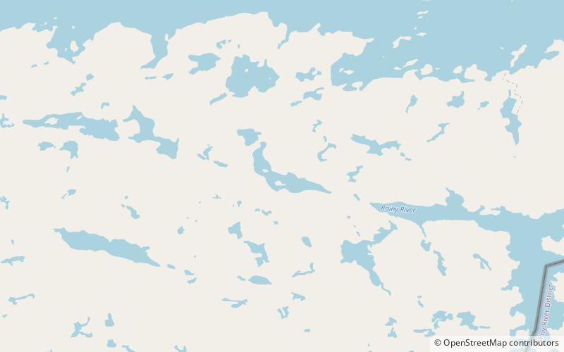 beast lake parc national des voyageurs location map