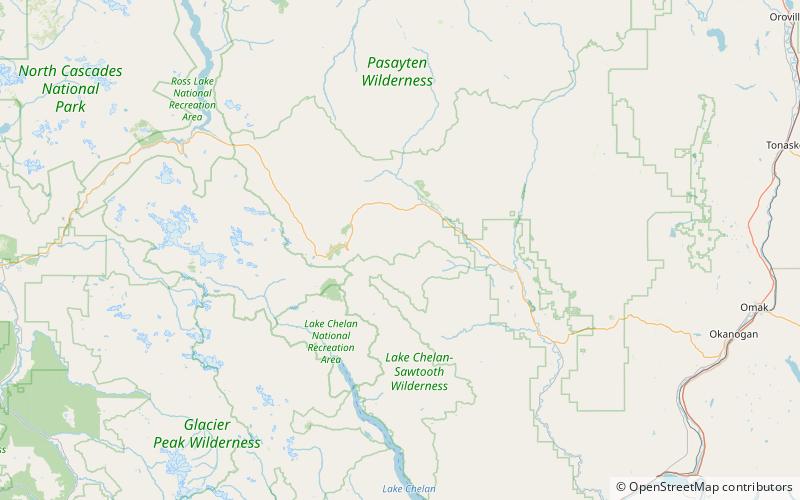 North Gardner Mountain location map