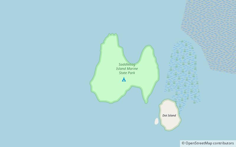 Île Saddlebag location map