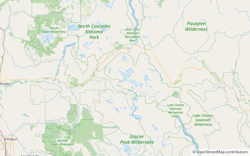 Eldorado Peak location map