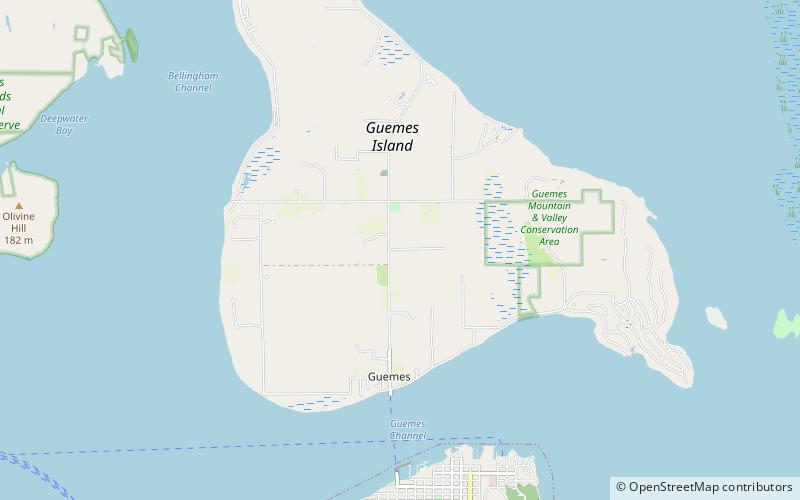 guemes island location map
