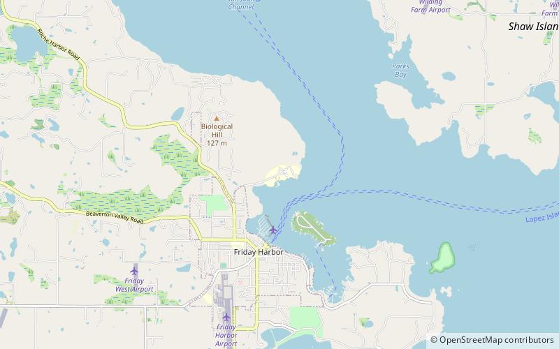 Friday Harbor Laboratories location map