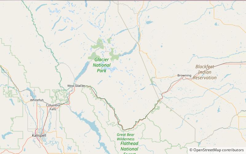 Upper Nyack Snowshoe Cabin location map