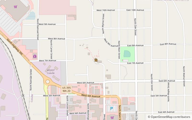 Stevens County Historical Society's Museum location map
