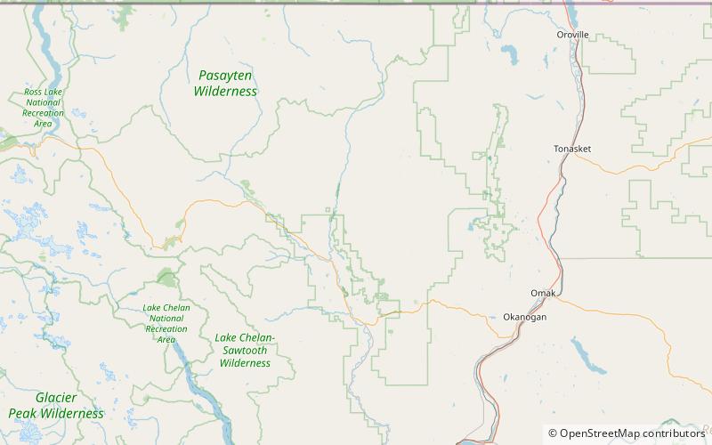 Klawatti Peak location map