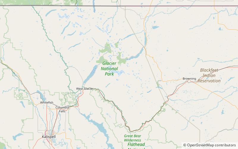 Blackfoot Mountain location map