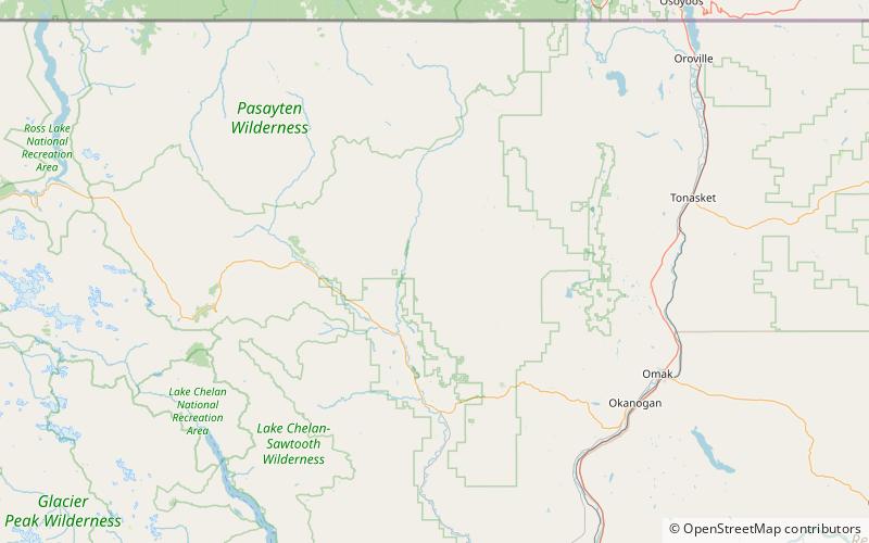 Primus Peak location map