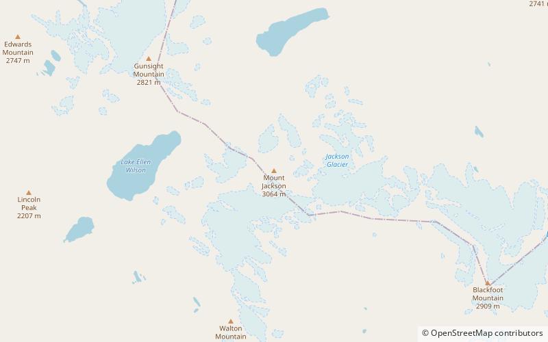 Mount Jackson location map