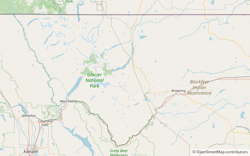 kakitos mountain park narodowy glacier location map