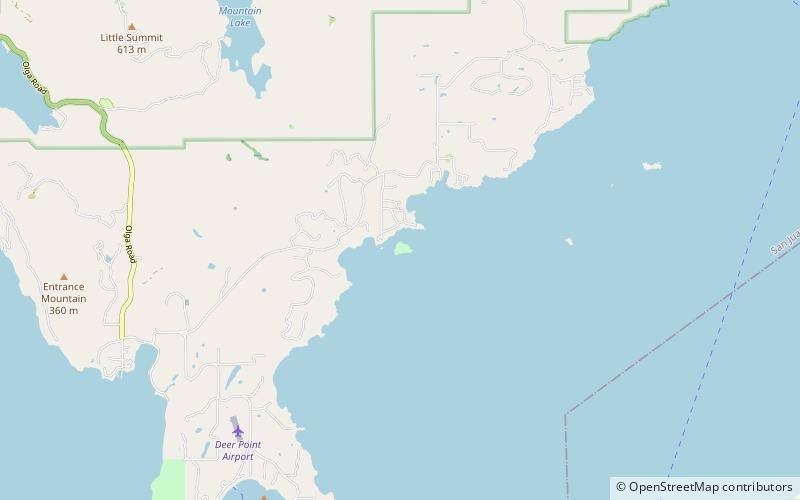 Doe Island Marine State Park location map