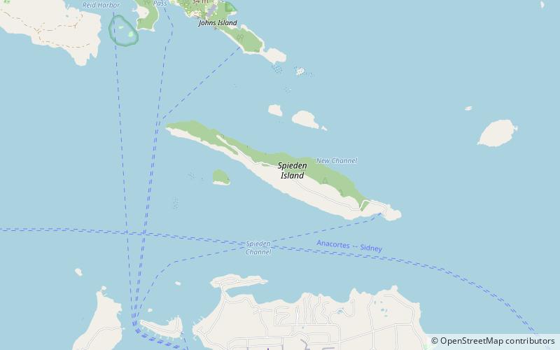 Isla Spieden location map