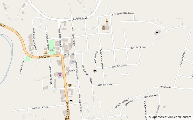 Creaser Hotel location map