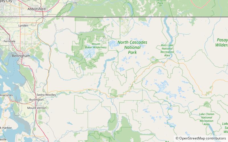 watson glacier foret nationale du mont baker snoqualmie location map